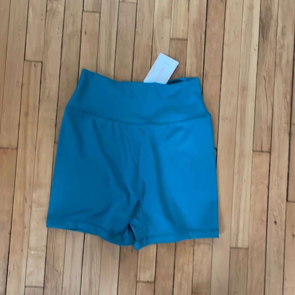 NWT Ptula 4” Taylor shorts in Ocean